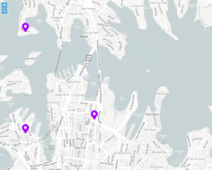 Example of a point map